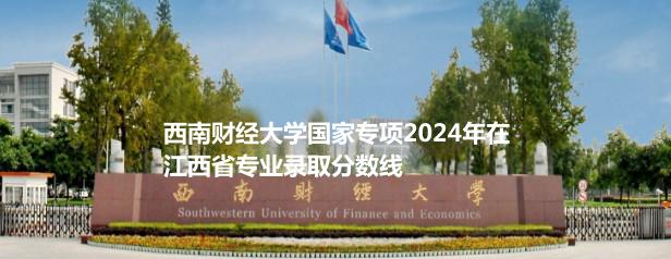 西南財(cái)經(jīng)大學(xué)國家專項(xiàng)2024年在江西省專業(yè)錄取分?jǐn)?shù)線