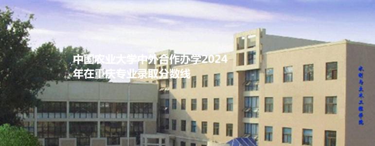中國農(nóng)業(yè)大學(xué)中外合作辦學(xué)2024重慶各專業(yè)錄取最低分?jǐn)?shù)及位次參考