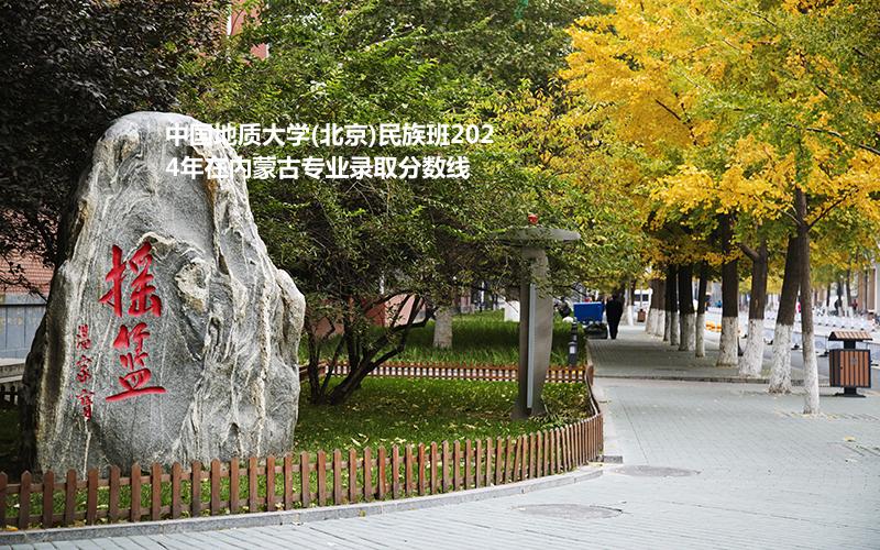 中國地質(zhì)大學(xué)(北京)民族班2024內(nèi)蒙古專業(yè)錄取分?jǐn)?shù)線