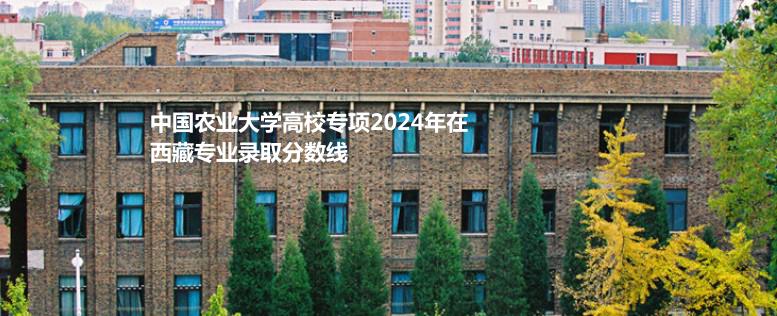 中國農(nóng)業(yè)大學(xué)高校專項(xiàng)2024西藏各專業(yè)的最低分